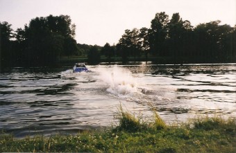 Narty wodne na Stawach rok 1998.