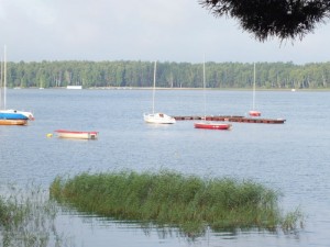 Ośrodek żeglarski nad j.Piaseczno.