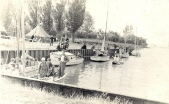 Ośrodek żeglarski w Suchaczu 1957.